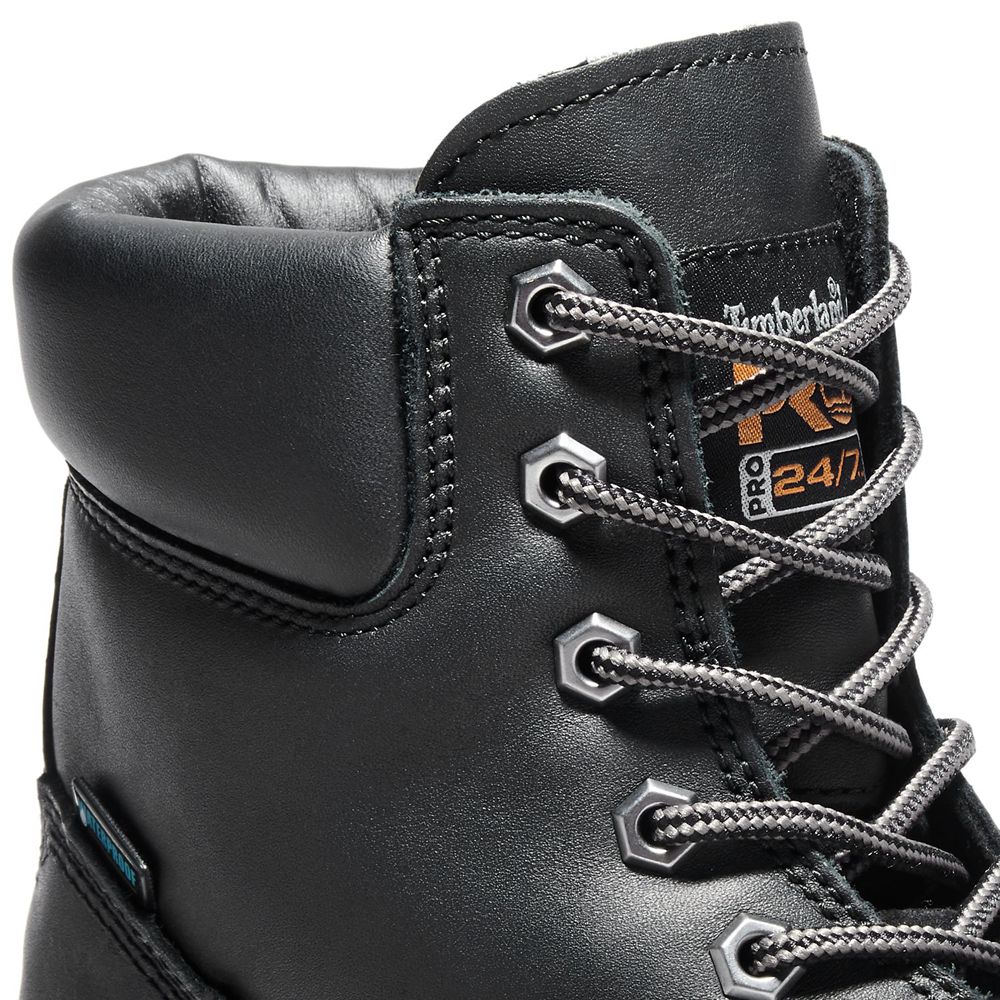 Botas Pro Timberland Hombre Pro Direct Attach 6\" Soft Toe Negras - Chile ECD-904523